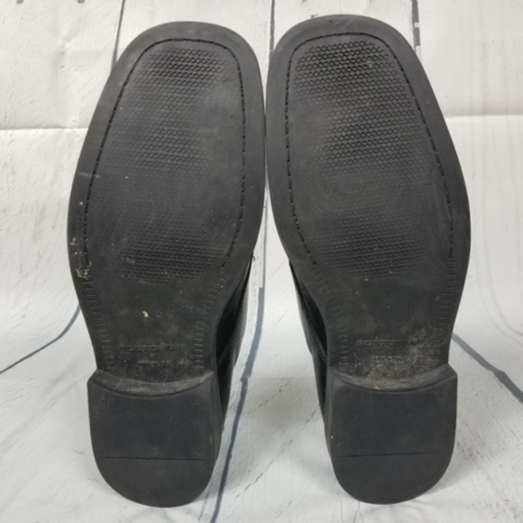BOSTONIAN black lace up oxford dress shoes mens 10 - Picture 7 of 8